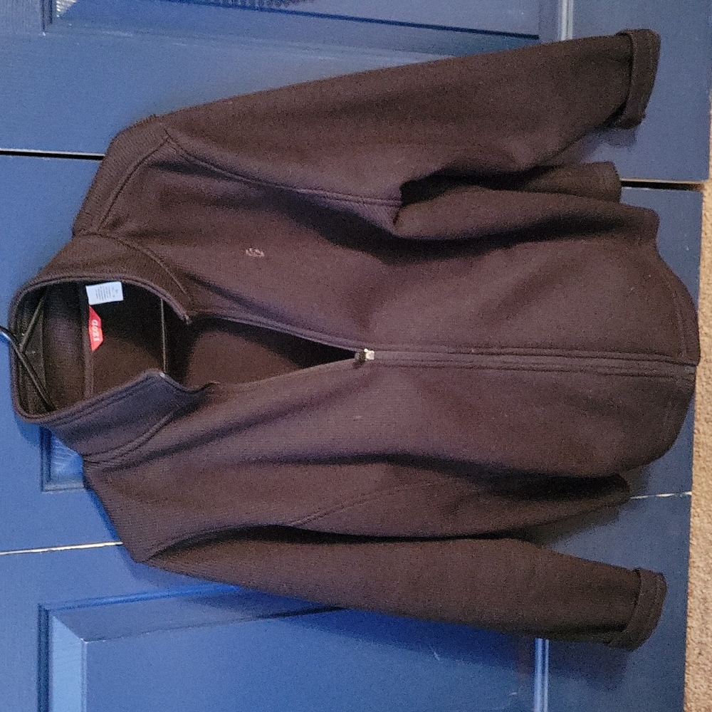 Black izod fleece jacket xl